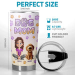 Paws And Claws, All My Love - Dog & Cat Personalized Custom 3D Inflated Effect Printed Tumbler - Gift For Dog Lovers, Mom