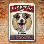 Custom Photo Property Of My Fur Baby - Dog & Cat Personalized Custom 3D Inflated Effect Printed Home Decor Metal Sign - House Warming Gift For Pet Owners, Pet Lovers