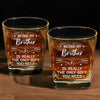 Cousins By Blood, Best Friends By Choice - Family Personalized Custom Square Whiskey Glass - Gift For Family Members