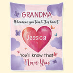 Custom Name Grandma Gifts - Personalized Blanket