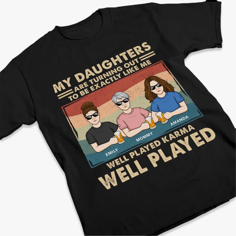 A Unique Way To Honor Her Special Role - Family Personalized Custom Unisex T-shirt, Premium T-shirt, Hoodie - Mother's Day, Gift For Mom, Grandma