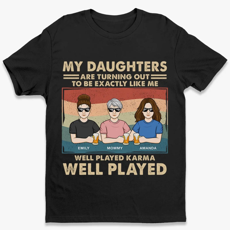 A Unique Way To Honor Her Special Role - Family Personalized Custom Unisex T-shirt, Premium T-shirt, Hoodie - Mother's Day, Gift For Mom, Grandma