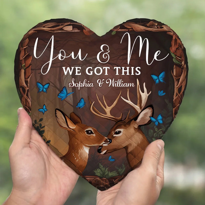 Let Your Love Stand The Test Of Time - Couple Personalized Custom Heart Shaped Stone With Stand - Gift For Husband Wife, Anniversary