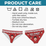 Custom Photo I Claimed It With Love - Couple Personalized Women Briefs - Gift For Husband Wife, Anniversary