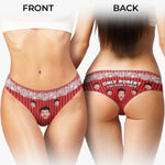 Custom Photo I Claimed It With Love - Couple Personalized Women Briefs - Gift For Husband Wife, Anniversary