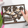 The Heart Of Our Family - Family Personalized Custom 2-Layered Wooden Plaque With Stand - Gift For Mom, Grandma