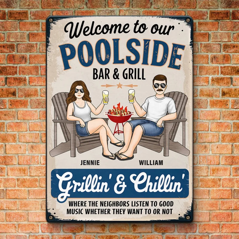A Little Something To Make Your Space Feel Special - Couple Personalized Custom Home Decor Metal Sign - Gift For Yourself, Husband Wife, Best Friends, Family Members