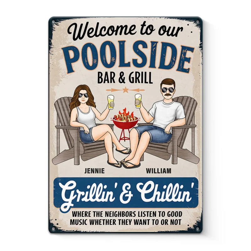 A Little Something To Make Your Space Feel Special - Couple Personalized Custom Home Decor Metal Sign - Gift For Yourself, Husband Wife, Best Friends, Family Members