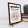 Grandmas Are The Glue That Holds Families Together - Family Personalized Custom 2-Layered Wooden Plaque With Stand - Mother's Day Gift For Mom, Grandma