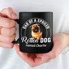 Fur, Chaos, And A Whole Lot Of Attitude - Dog & Cat Personalized Custom Black Mug - Gift For Pet Owners, Pet Lovers