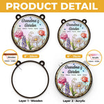 A Grandma’s Love Makes Life Sweeter - Family Personalized Window Hanging Suncatcher - Gift For Mom, Grandma