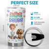 Love Me, Love My Fur Babies - Dog & Cat Personalized Custom 3D Inflated Effect Printed Tumbler - Gift For Pet Owners, Pet Lovers