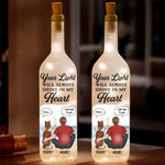 The Love You Gave Me Will Never Fade - Memorial Personalized Custom Bottle Lamp - Sympathy Gift For Pet Owners, Pet Lovers