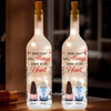 The Glow Of Your Soul Will Forever Brighten My Path - Memorial Personalized Custom Bottle Lamp - Sympathy Gift For Family Members