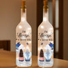 The Light Of Your Love Guides Me Forward - Memorial Personalized Custom Bottle Lamp - Sympathy Gift For Family Members