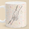 A Sweet Way To Celebrate The Bonds That Hold You Together - Family Personalized Custom Mug - Mother's Day Gift For Mom, Grandma
