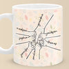 A Sweet Way To Celebrate The Bonds That Hold You Together - Family Personalized Custom Mug - Mother's Day Gift For Mom, Grandma