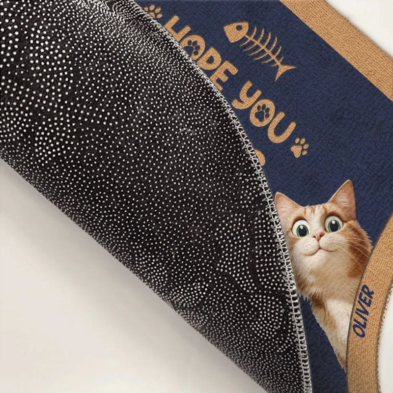 Hope You Adore Furry Friends - Cat Personalized Custom Home Decor Decorative Mat - House Warming Gift For Pet Owners, Pet Lovers
