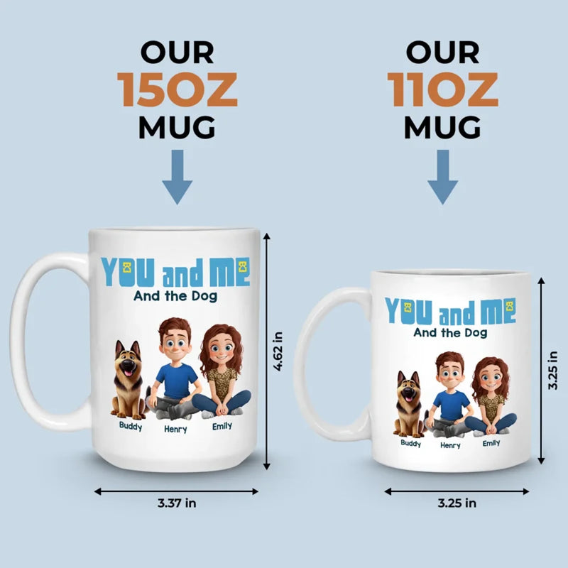 Let Me Introduce My Lovely Family - Dog & Cat Personalized Custom Mug - Gift For Pet Owners, Pet Lovers