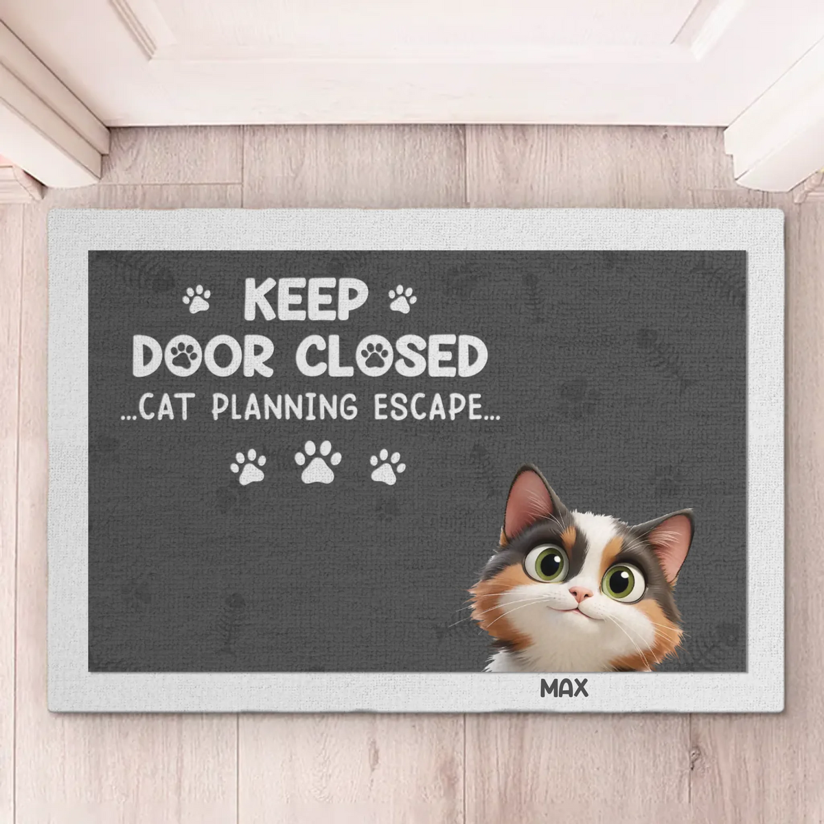 Cats In Their Secret Meeting - Cat Personalized Custom Home Decor Decorative Mat - House Warming Gift For Pet Owners, Pet Lovers