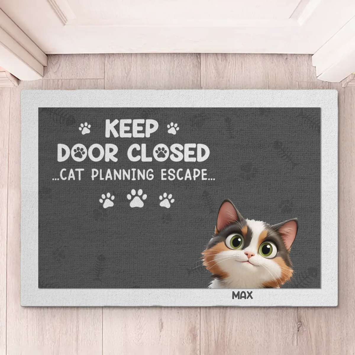 Cats In Their Secret Meeting - Cat Personalized Custom Home Decor Decorative Mat - House Warming Gift For Pet Owners, Pet Lovers