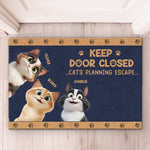 Cats On A Mission - Cat Personalized Custom Home Decor Decorative Mat - House Warming Gift For Pet Owners, Pet Lovers