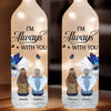 The Light Of Your Love Guides Me Forward - Memorial Personalized Custom Bottle Lamp - Sympathy Gift For Family Members
