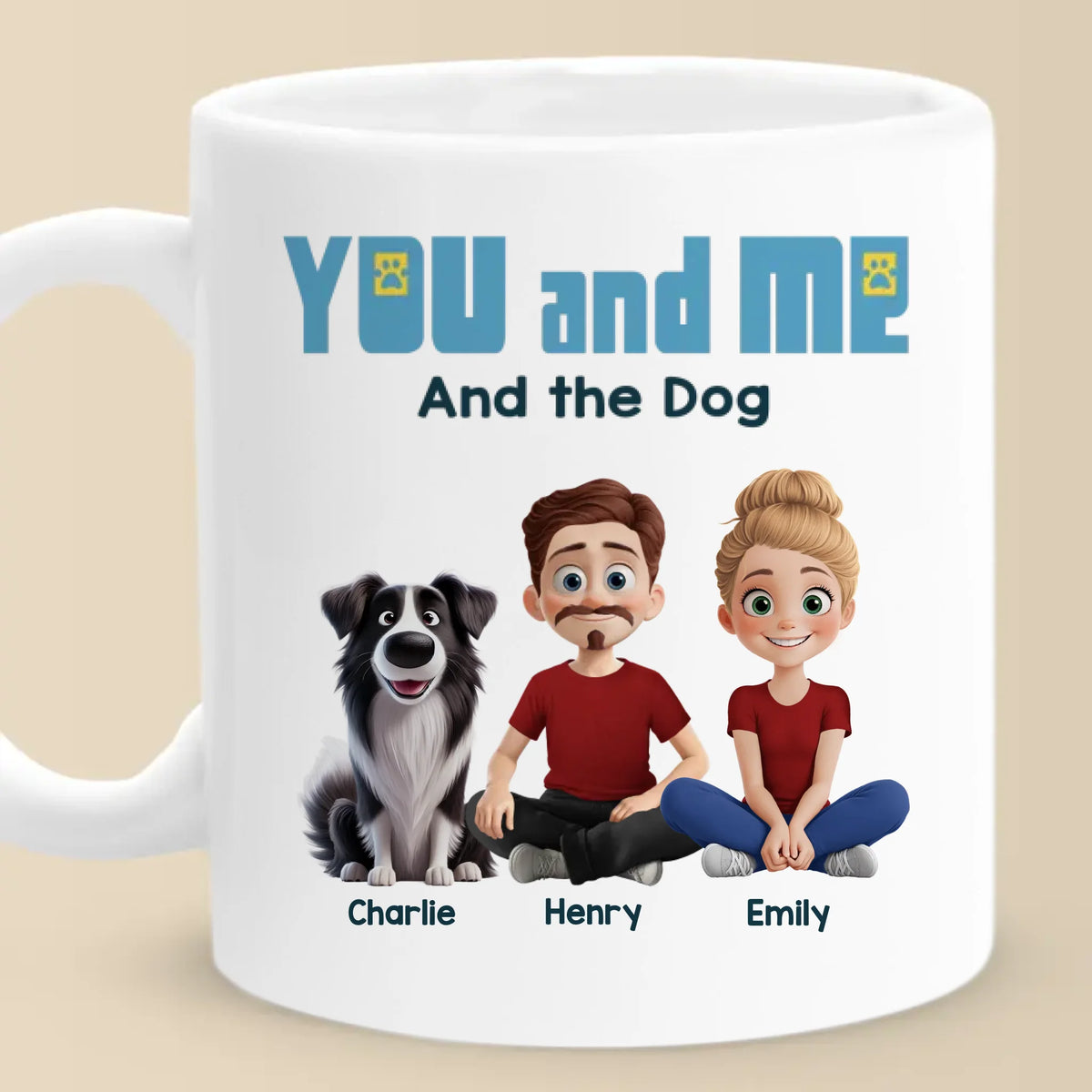 Let Me Introduce My Lovely Family - Dog & Cat Personalized Custom Mug - Gift For Pet Owners, Pet Lovers