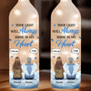 You Live On In The Love And Memories We Shared - Memorial Personalized Custom Bottle Lamp - Sympathy Gift For Family Members