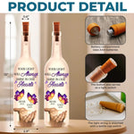 Together, Always By Your Side - Memorial Personalized Custom Bottle Lamp - Sympathy Gift For Family Members