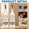 Custom Photo Together In Every Step You Take - Memorial Personalized Custom Bottle Lamp - Sympathy Gift For Family Members