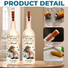 Custom Photo We’re With You Every Step Of The Way - Memorial Personalized Custom Bottle Lamp - Sympathy Gift For Family Members