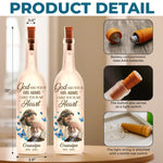 Custom Photo We’re With You Every Step Of The Way - Memorial Personalized Custom Bottle Lamp - Sympathy Gift For Grandpa