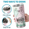 Crossed Fingers, Crossed Paths, Besties For Life - Bestie Personalized Custom Tumbler - Gift For Best Friends, BFF, Sisters