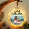 Love You Now And Forever - Dog & Cat Personalized Custom Moon Lamp Light - Gift For Pet Owners, Pet Lovers