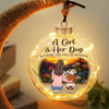 Our Bond Can't Be Broken - Dog & Cat Personalized Custom Moon Lamp Light - Gift For Pet Owners, Pet Lovers