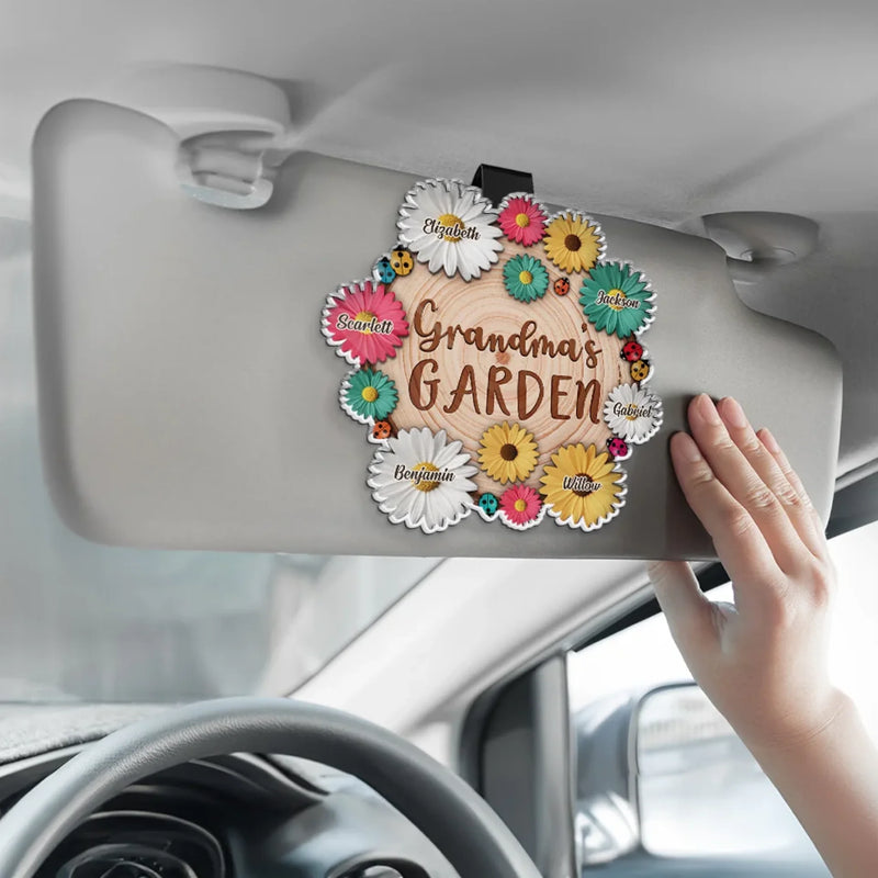 My Kids Are My Greatest Joy - Family Personalized Custom Car Visor Clip - Gift For Mom, Grandma