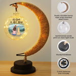 Love You Now And Forever - Dog & Cat Personalized Custom Moon Lamp Light - Gift For Pet Owners, Pet Lovers