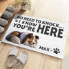Home Is Where The Paws Are - Dog Personalized Custom Home Decor Decorative Mat - House Warming Gift For Pet Owners, Pet Lovers