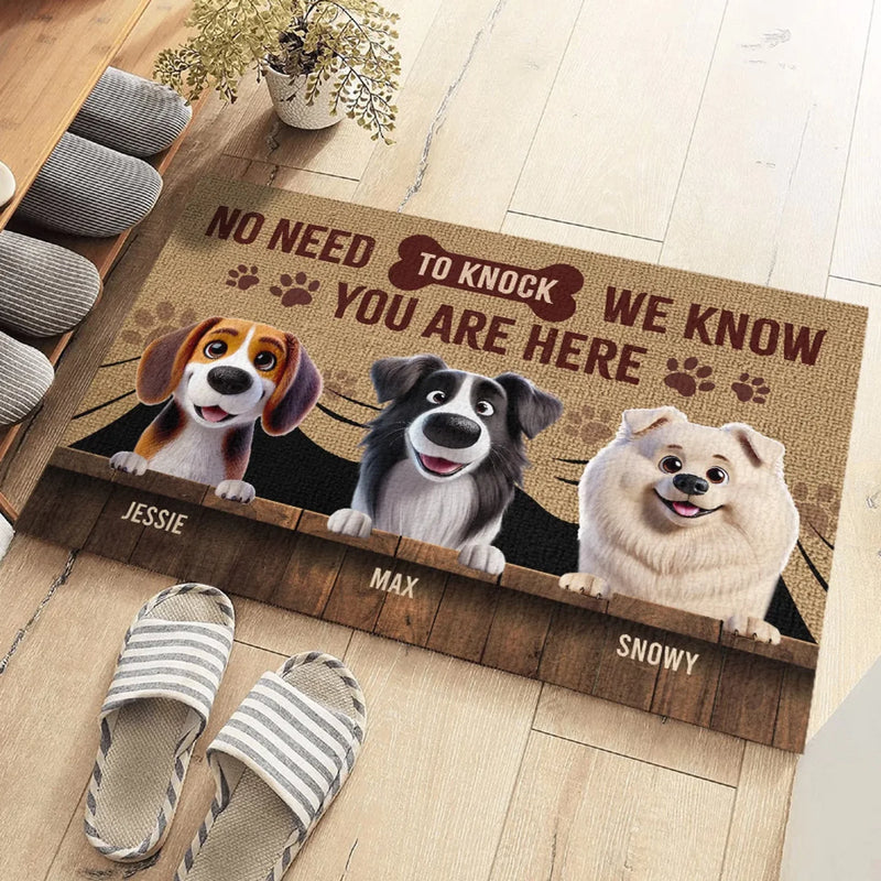 The Wag Of A Tail Is The Purest Form Of Love - Dog Personalized Custom Home Decor Decorative Mat - House Warming Gift For Pet Owners, Pet Lovers