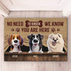 The Wag Of A Tail Is The Purest Form Of Love - Dog Personalized Custom Home Decor Decorative Mat - House Warming Gift For Pet Owners, Pet Lovers