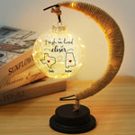 Custom Name Long Distance Love Gifts - Personalized Moon Lamp