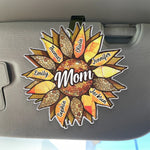 Grandparenting Is Love Without Limits - Family Personalized Custom Car Visor Clip - Gift For Mom, Grandma