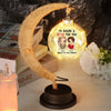 Different Roots, Same Soul - Bestie Personalized Custom Moon Lamp Light - Gift For Best Friends, BFF, Sisters
