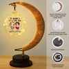 Different Roots, Same Soul - Bestie Personalized Custom Moon Lamp Light - Gift For Best Friends, BFF, Sisters
