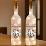 A Sweet Way To Celebrate The Path That Brought You Together - Couple Personalized Custom Bottle Lamp - Gift For Couple, Husband, Wife