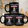 I'm Outta Here And Retired - Coworker Personalized Custom Black Mug - Appreciation, Retirement Gift For Coworkers, Work Friends, Colleagues