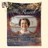 Photo personnalisée « Votre vie a été une bénédiction » - Couverture commémorative personnalisée - Cadeau de condoléances pour les membres de la famille