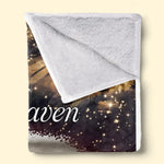 Custom Photo Your Life Was A Blessing - Memorial Personalized Custom Blanket - Sympathy Gift For Family