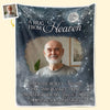 Custom Photo Until I See You Again - Memorial Personalized Custom Blanket - Sympathy Gift For Family Members